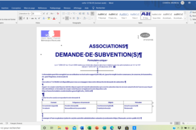 Retour sur la formation financement/subventions