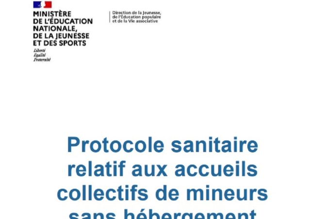 PROTOCOLE SANITAIRE applicable aux accueils collectifs de mineurs (07 septembre 2021)